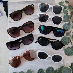assorted sunglasses